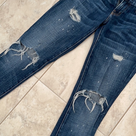 Current Elliot Distressed Skinny Jean - Picture 3 of 4